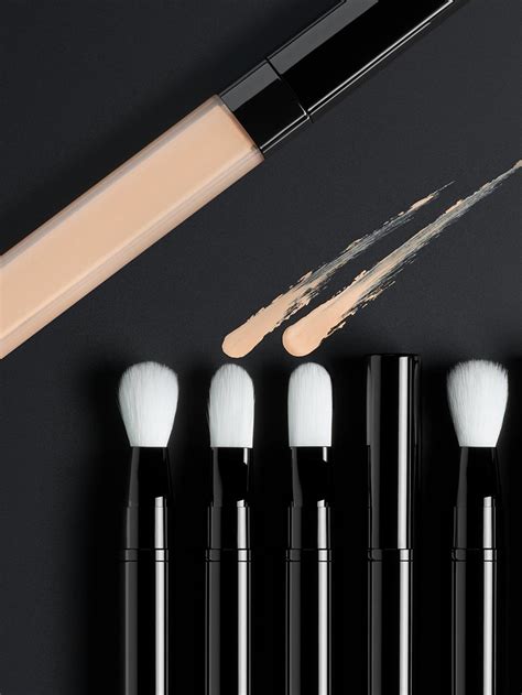 chanel cosmetic brush set|chanel dual ended concealer brush.